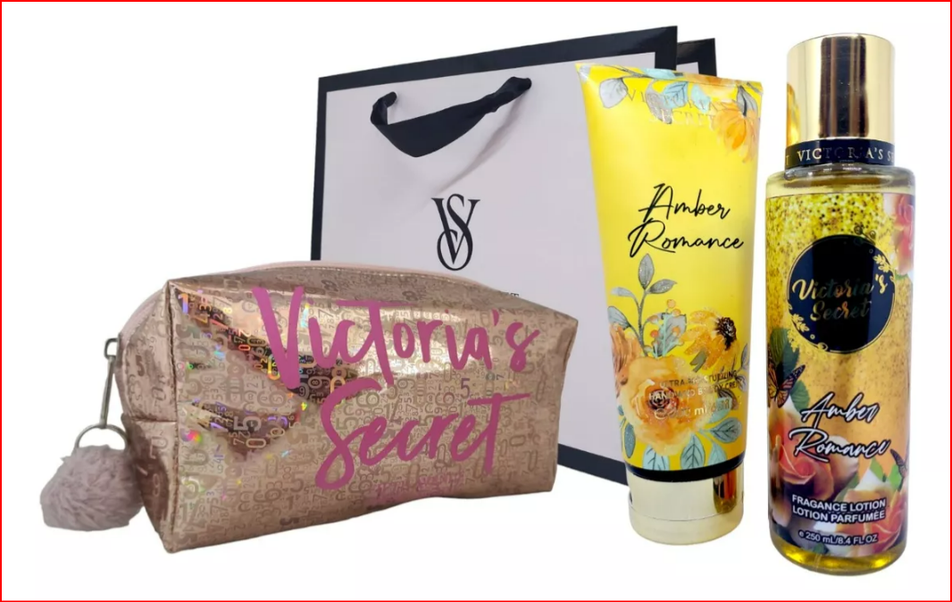 Kit Splash + Crema+ Cosmetiquera+ Bolsa Contramarcada Victoria´s Secret